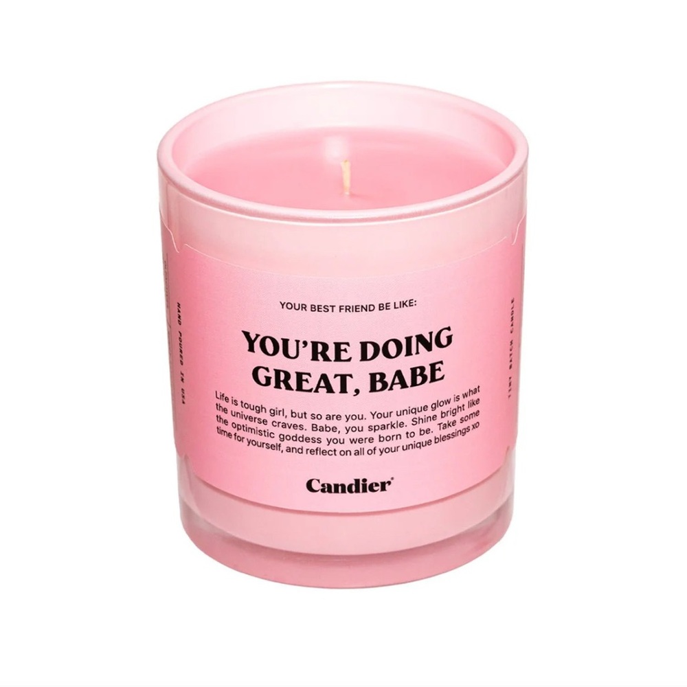 Pink Candier “You’re Doing Great Babe Scented Candle